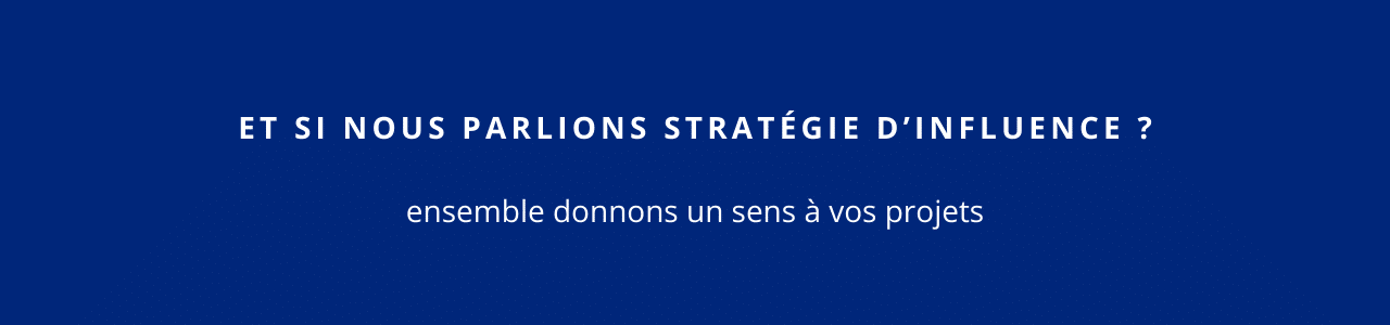 Stratégie d'influence CHT Consulting